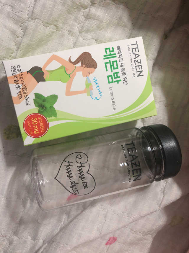 티젠 레몬밤 + 보틀 리뷰 사진