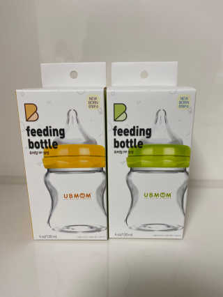 유비맘 신생아젖병 120ml 트리플팩_ 젖꼭지 포함 — 5점을 준 리뷰어가 2020년 2월 올린 사용 사진