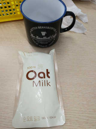 순오트밀크, soon oat milk — 3.17점을 준 리뷰어가 2018년 8월 올린 사용 사진