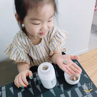 네츄럴굿띵스 퓨어 키즈 멀티비타민 앤 미네랄 30일분 — 4.33점을 준 리뷰어가 2018년 7월 올린 사용 사진