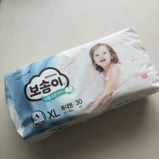 보솜이 리얼코튼 팬티형 — 5점을 준 리뷰어가 2019년 3월 올린 사용 사진