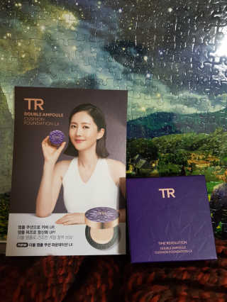 TR타임레볼루션 [TR] 더블 앰플 쿠션 파운데이션 LX — 5점을 준 리뷰어가 2019년 11월 올린 사용 사진