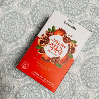 프롬바이오 오직 석류만 [그대로100 석류즙] 하루 1포로 건강하게 — 5점을 준 리뷰어가 2020년 2월 올린 사용 사진