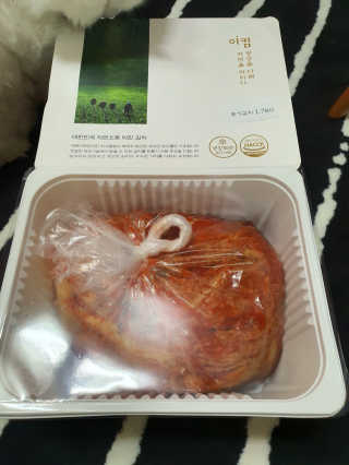 이킴 포기김치 — 5점을 준 리뷰어가 2019년 12월 올린 사용 사진