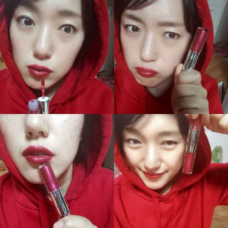 터치인솔 메탈리스트 리퀴드 포일 립스틱 5종 — 5점을 준 리뷰어가 2018년 3월 올린 사용 사진