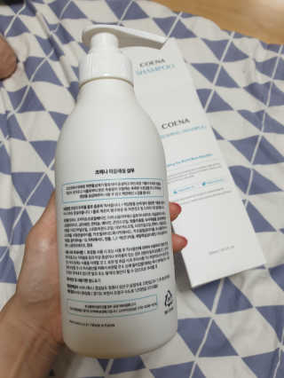 코에나샴푸 500ml — 5점을 준 리뷰어가 2019년 8월 올린 사용 사진