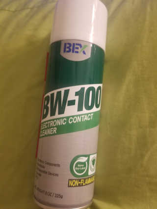 BW-100, 전자 접점 클리너 — 4점을 준 리뷰어가 2019년 8월 올린 사용 사진