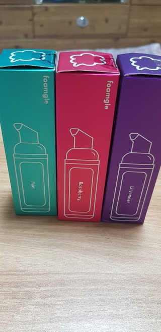 폼글 I foamgle [폼글] 거품가글 50ml 3종 - 민트, 라벤더, 라즈베리 — 5점을 준 리뷰어가 2019년 11월 올린 사용 사진