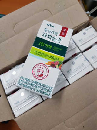 이롬 황성주의 과채습관 1일 야채 과일 주스 랜덤 세트 — 5점을 준 리뷰어가 2018년 7월 올린 사용 사진