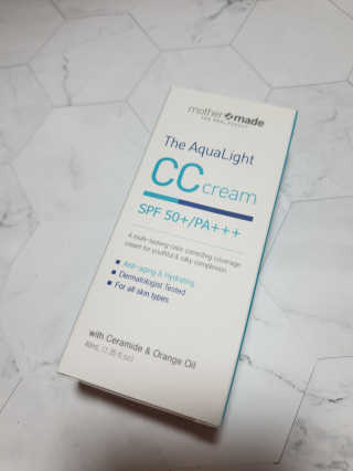 마더메이드 더 아쿠아라이트 CC크림 SPF50+ PA+++ — 4점을 준 리뷰어가 2019년 5월 올린 사용 사진