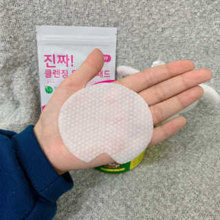 미플레이 진짜 티트리 토너 패드 — 5점을 준 리뷰어가 2018년 11월 올린 사용 사진