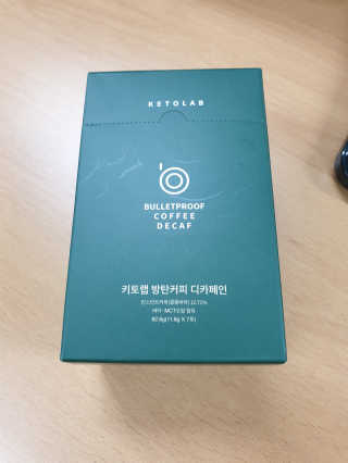 키토랩 방탄커피 디카페인 일주일용 — 5점을 준 리뷰어가 2019년 6월 올린 사용 사진