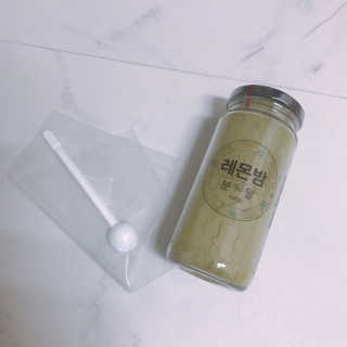 초능력 국내산 레몬밤 분말 — 5점을 준 리뷰어가 2019년 8월 올린 사용 사진