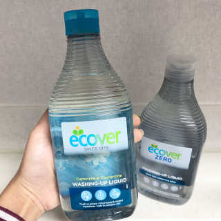 에코버 친환경 주방세제 450ml 무향+카모마일향 — 5점을 준 리뷰어가 2018년 12월 올린 사용 사진