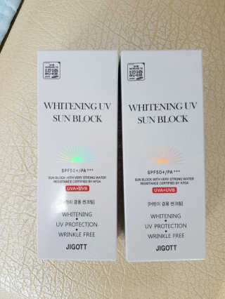 지고트 화이트닝 유브이 썬블럭 크림 70ml,1+1 — 5점을 준 리뷰어가 2019년 5월 올린 사용 사진