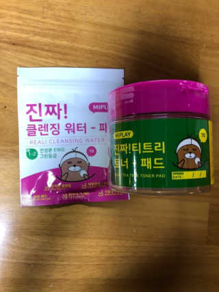 미플레이 진짜 티트리 토너 패드 — 3.83점을 준 리뷰어가 2018년 11월 올린 사용 사진
