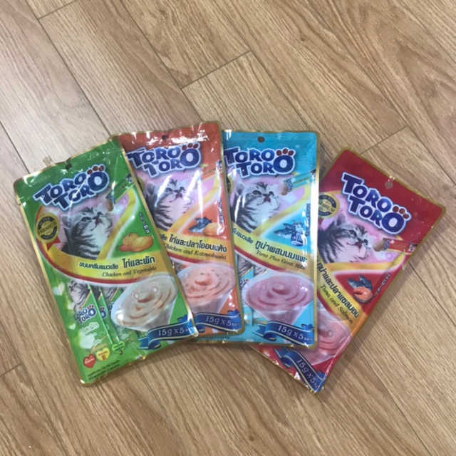 짜먹는 토로토로 고양이 파우치 간식 리뷰 사진
