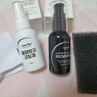 뷰오케이 욕실 화장실 셀프 물때제거 코팅제,리무버 50ml — 5점을 준 리뷰어가 2019년 5월 올린 사용 사진