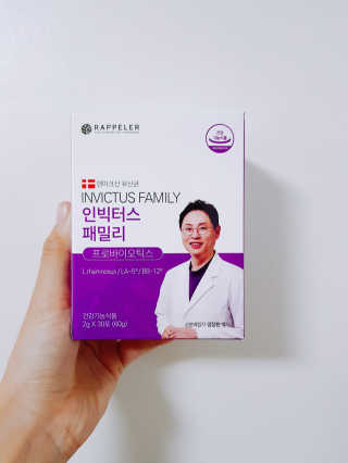 라플레 유해균을 이겨 튼튼한 장으로,  인빅터스 패밀리 — 5점을 준 리뷰어가 2019년 10월 올린 사용 사진