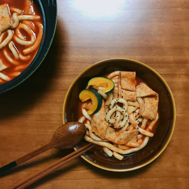 라비퀸 어우동 떡볶이set 리뷰 사진