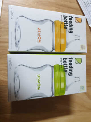 유비맘 신생아젖병 120ml 트리플팩_ 젖꼭지 포함 — 4점을 준 리뷰어가 2020년 1월 올린 사용 사진