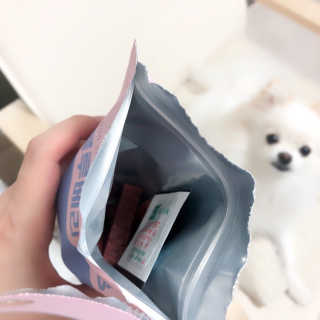 푸디웜 주식회사 [푸디웜] 강아지 저알러지 수제간식 3종세트 — 3.83점을 준 리뷰어가 2018년 11월 올린 사용 사진