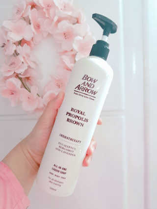 보우앤애로우 아로마테라피 올인원 리퀴드 솝 - 브라운  500ml — 5점을 준 리뷰어가 2019년 11월 올린 사용 사진