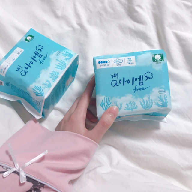 마이아이엠 생리대 리뷰 사진