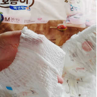 보솜이 액션핏 팬티형 — 5점을 준 리뷰어가 2019년 4월 올린 사용 사진