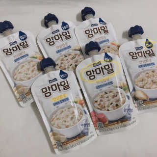 [매일유업] 맘마밀 안심밥상 6개입 — 5점을 준 리뷰어가 2019년 8월 올린 사용 사진