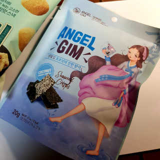엔젤김 ANGEL GIM 춘하추동 김스낵 4종 — 5점을 준 리뷰어가 2019년 7월 올린 사용 사진