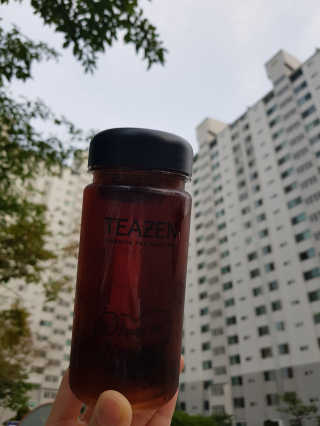 티젠 보이차 + 마이보틀 세트 — 5점을 준 리뷰어가 2018년 6월 올린 사용 사진