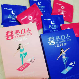 프롬바이오 홍쓰다스 아침,저녁 맞춤형 다이어트식품 14포+14포 — 5점을 준 리뷰어가 2020년 2월 올린 사용 사진