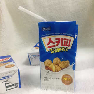 스키피피넛우유 스키피 피넛버터우유 — 5점을 준 리뷰어가 2019년 11월 올린 사용 사진