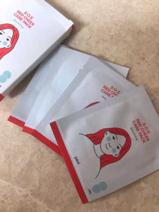 자이엘 S.O.S 레드 칙 케어팩 2 Box — 4점을 준 리뷰어가 2019년 10월 올린 사용 사진