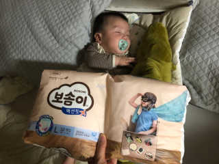 보솜이 액션핏 팬티형 — 5점을 준 리뷰어가 2019년 4월 올린 사용 사진