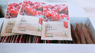 [하이헬스] 정말 진하고 맛있는 유기농 석류즙 30포 — 5점을 준 리뷰어가 2019년 11월 올린 사용 사진