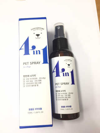 강아지스토리 포인원 모이스처 미스트 100ml — 4.83점을 준 리뷰어가 2018년 11월 올린 사용 사진
