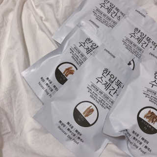 [펫토리아] 한입뚝딱 강아지 수제간식 BEST 5종 — 4.5점을 준 리뷰어가 2019년 2월 올린 사용 사진