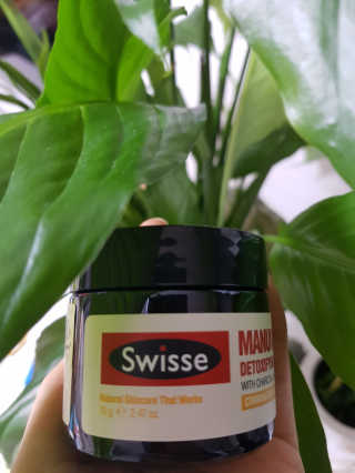 SWISSE 스위스 마누카 허니 디톡시파잉 페이셜 마스크 — 4점을 준 리뷰어가 2019년 12월 올린 사용 사진