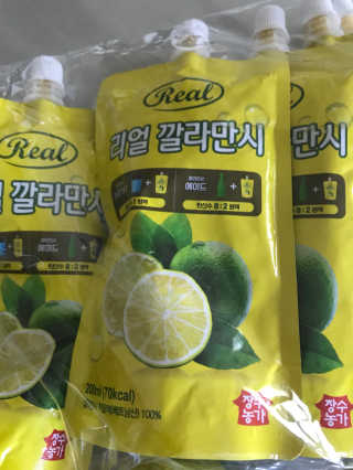장수농가 리얼깔라만시 — 5점을 준 리뷰어가 2018년 6월 올린 사용 사진