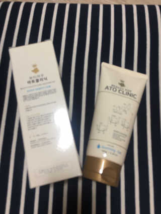 뷰티여우_아토클리닉 [아토클리닉] 아기들이 쓰는 보습, 진정 수딩젤 2개 — 3점을 준 리뷰어가 2019년 7월 올린 사용 사진