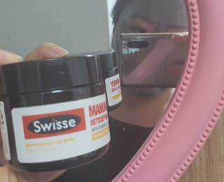 SWISSE 스위스 마누카 허니 디톡시파잉 페이셜 마스크 — 4점을 준 리뷰어가 2019년 12월 올린 사용 사진
