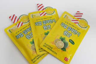 장수농가 리얼깔라만시 원샷 50ml 10팩+보틀 — 4.5점을 준 리뷰어가 2019년 6월 올린 사용 사진