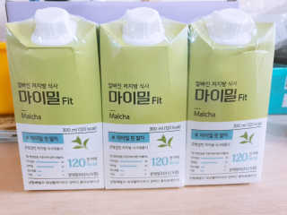 낫띵베럴 잘빠진 저지방 식사 마이밀Fit 말차 6팩 — 3점을 준 리뷰어가 2019년 7월 올린 사용 사진