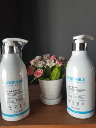 순수연구소 탈모증상완화 어도러블 여인 샴푸 500ml — 5점을 준 리뷰어가 2020년 3월 올린 사용 사진