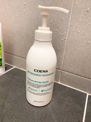 코에나샴푸 500ml — 5점을 준 리뷰어가 2019년 8월 올린 사용 사진