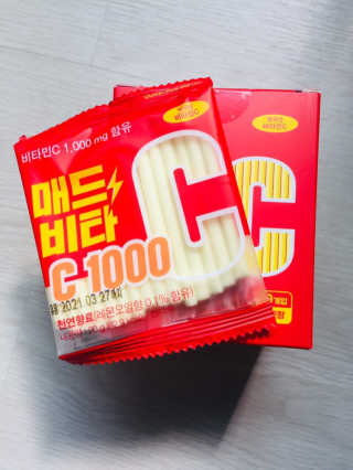 매드비타C 1000 — 4점을 준 리뷰어가 2019년 4월 올린 사용 사진