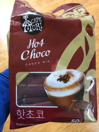 (주)쟈뎅 쟈뎅 까페모리 핫초코 50개입 — 4점을 준 리뷰어가 2017년 12월 올린 사용 사진