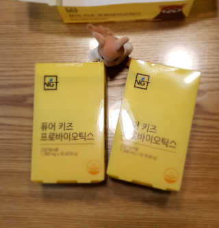 네츄럴굿띵스 퓨어 키즈 프로바이오틱스 60포 — 4.67점을 준 리뷰어가 2018년 9월 올린 사용 사진